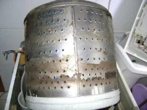 Higienização de máquina de lavar roupas