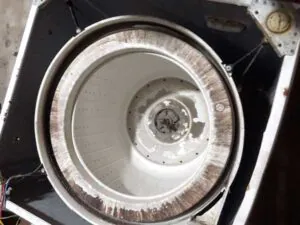 Higienização de máquina de lavar roupas